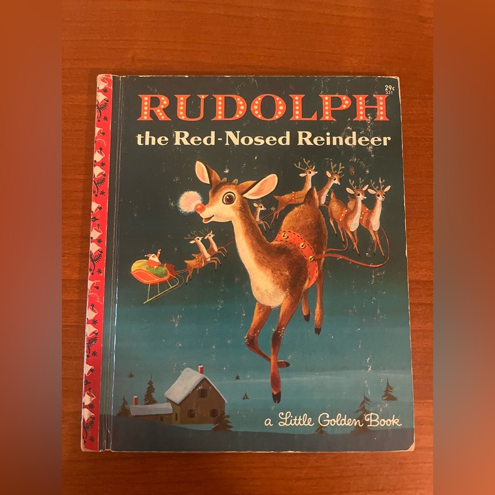 Vintage Rudolph the Red-Nosed Reindeer: A Little Golden Book 1958